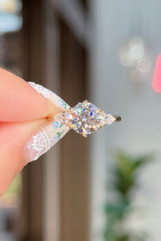 1.70ct D-VS1 Round Lab Diamond Gracie Engagement Rings Princess Bride Diamonds 