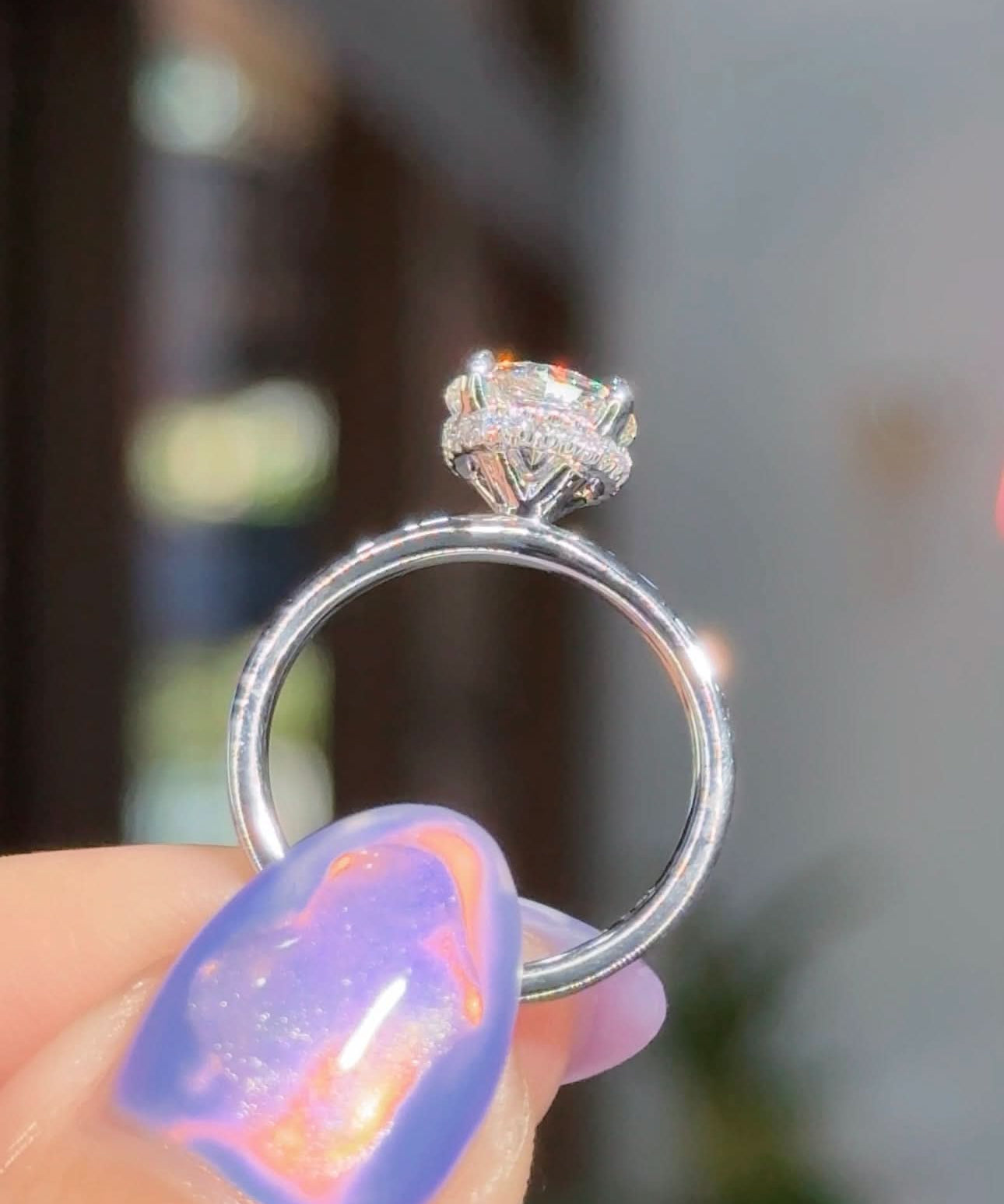 1.70ct D - VS1 Round Lab Diamond Stephanie - PBD Engagement Rings