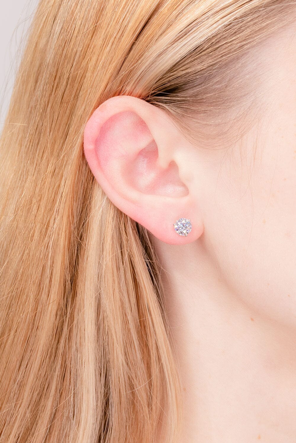 1.70ct D-VS1 Round Lab Diamond Studs Earrings Princess Bride Diamonds 