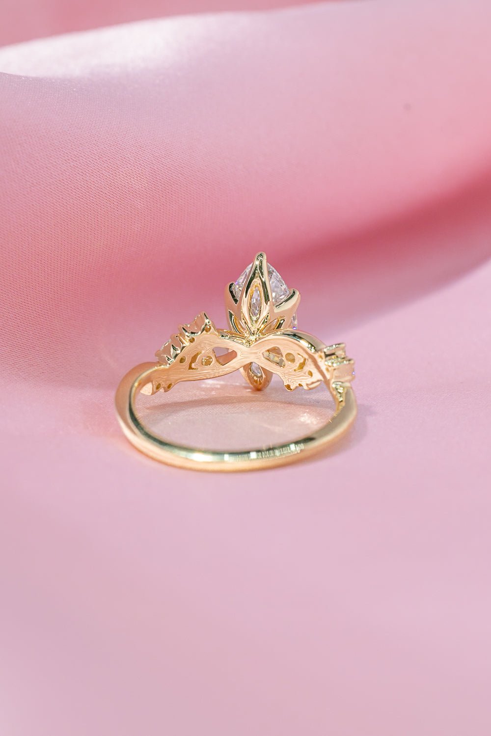 1.71ct D - VVS1 Marquise Lab Diamond Ariel - PBD Engagement Rings