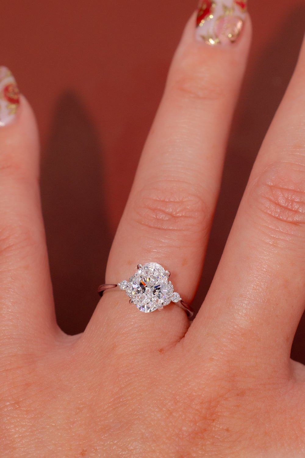 1.71ct D - VVS1 Oval Lab Diamond Lindsey - PBD Engagement Rings