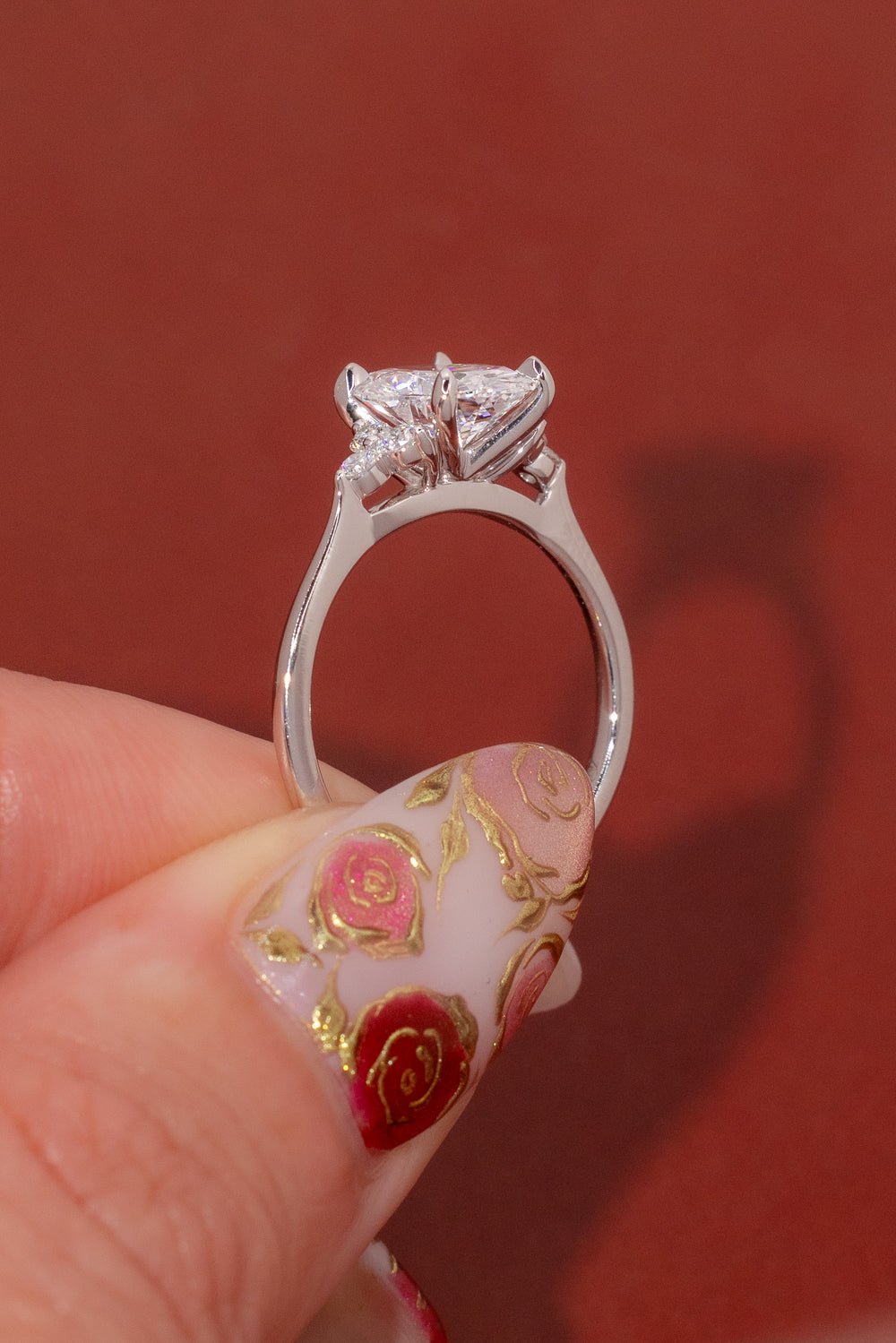 1.71ct D - VVS1 Oval Lab Diamond Lindsey - PBD Engagement Rings