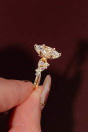 1.71ct D - VVS2 Marquise Lab Diamond Ariel - PBD Engagement Rings