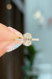 1.71ct D-VVS2 Oval Lab Diamond Kayla Engagement Rings Princess Bride Diamonds 