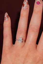 1.71ct E - VS1 Radiant Lab Diamond Leah - PBD Engagement Rings