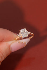 1.71ct E - VVS2 Radiant Lab Diamond Lindsey - PBD Engagement Rings