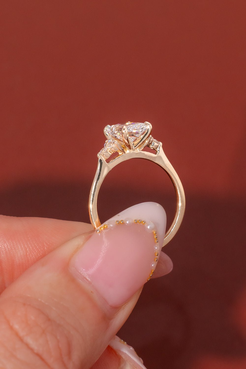 1.71ct E - VVS2 Radiant Lab Diamond Lindsey - PBD Engagement Rings