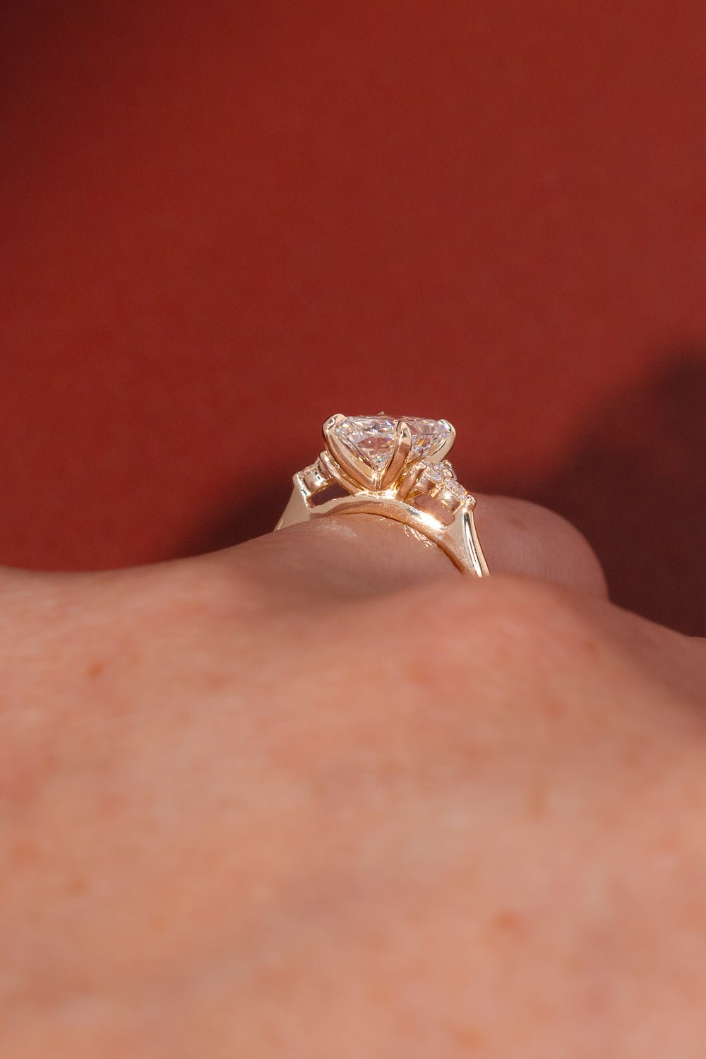 1.71ct E - VVS2 Radiant Lab Diamond Lindsey - PBD Engagement Rings