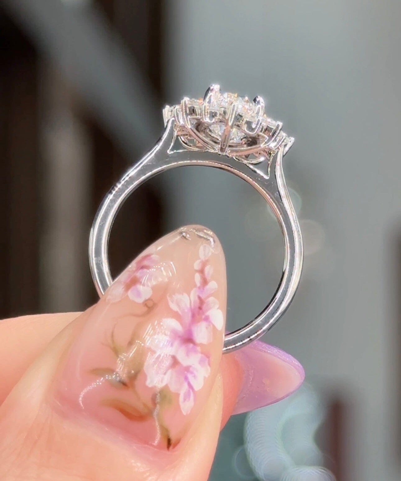 1.71ct F-VS1 Oval Lab Diamond Duchess Engagement Rings Princess Bride Diamonds 
