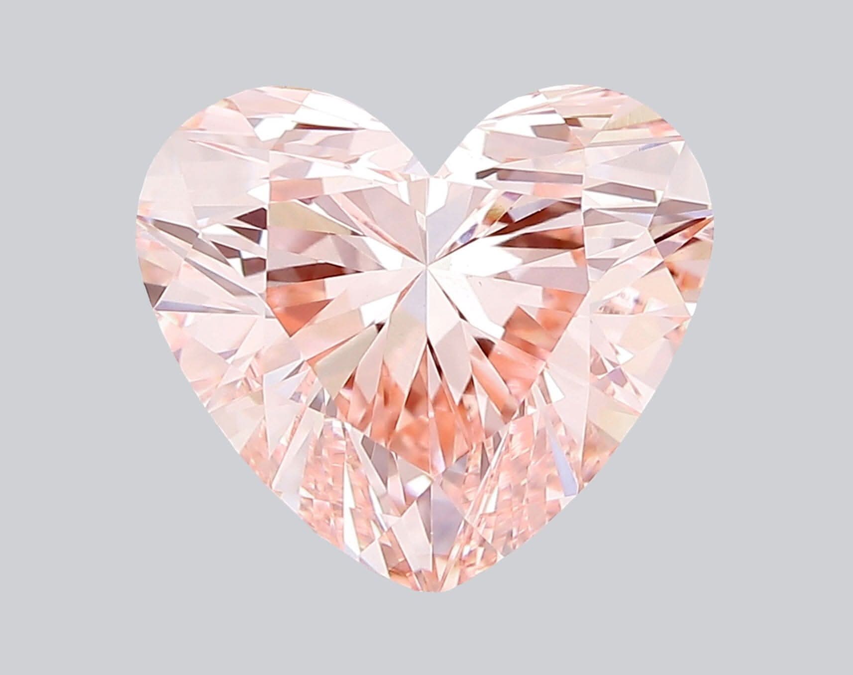 1.72 Carat Fancy Intense Pink VVS2 Heart Lab Grown Diamond - IGI (49235) - PBD Loose Diamond