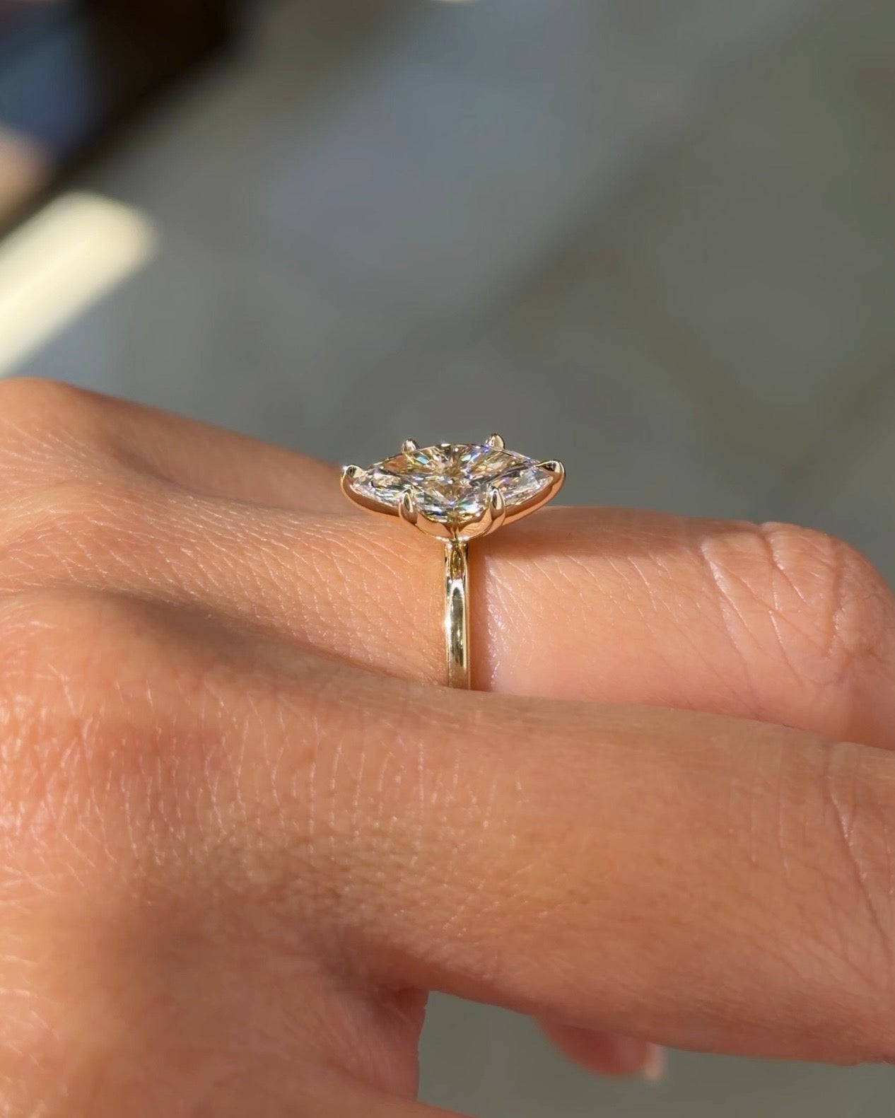 1.72ct D - VS1 Marquise Lab Diamond Juliette - PBD Engagement Rings