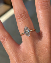 1.72ct D - VS1 Marquise Lab Diamond Juliette - PBD Engagement Rings