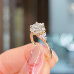 1.72ct D-VS1 Round Lab Diamond Lindsey Engagement Rings Princess Bride Diamonds 