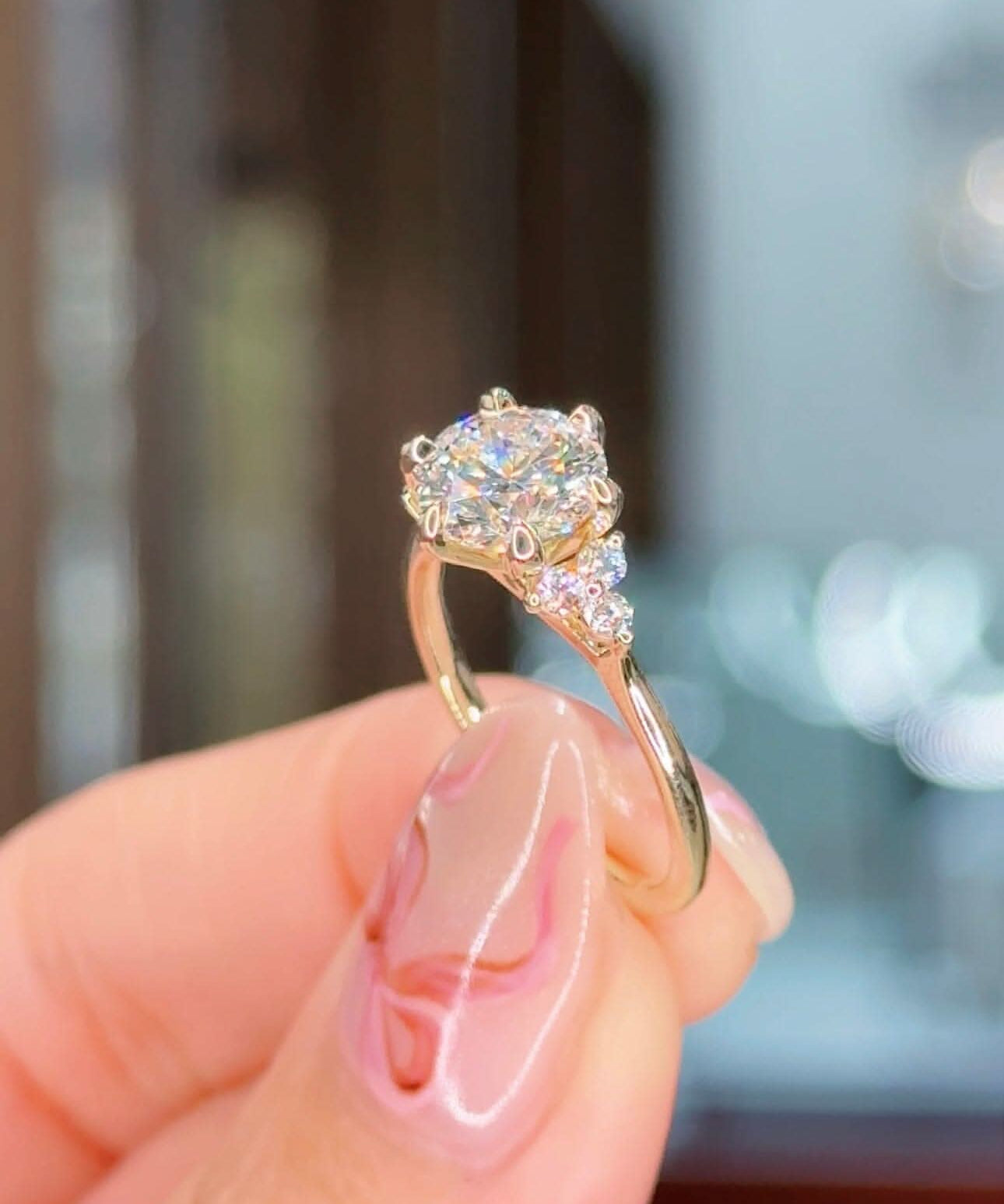 1.72ct D - VS1 Round Lab Diamond Lindsey - PBD Engagement Rings