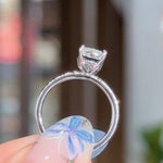 1.73ct D-VS1 Radiant Lab Diamond Leah Engagement Rings Princess Bride Diamonds 