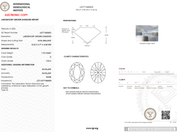 1.75 Carat D - VVS2 Oval Lab Grown Diamond - IGI (125007) - PBD Loose Diamond