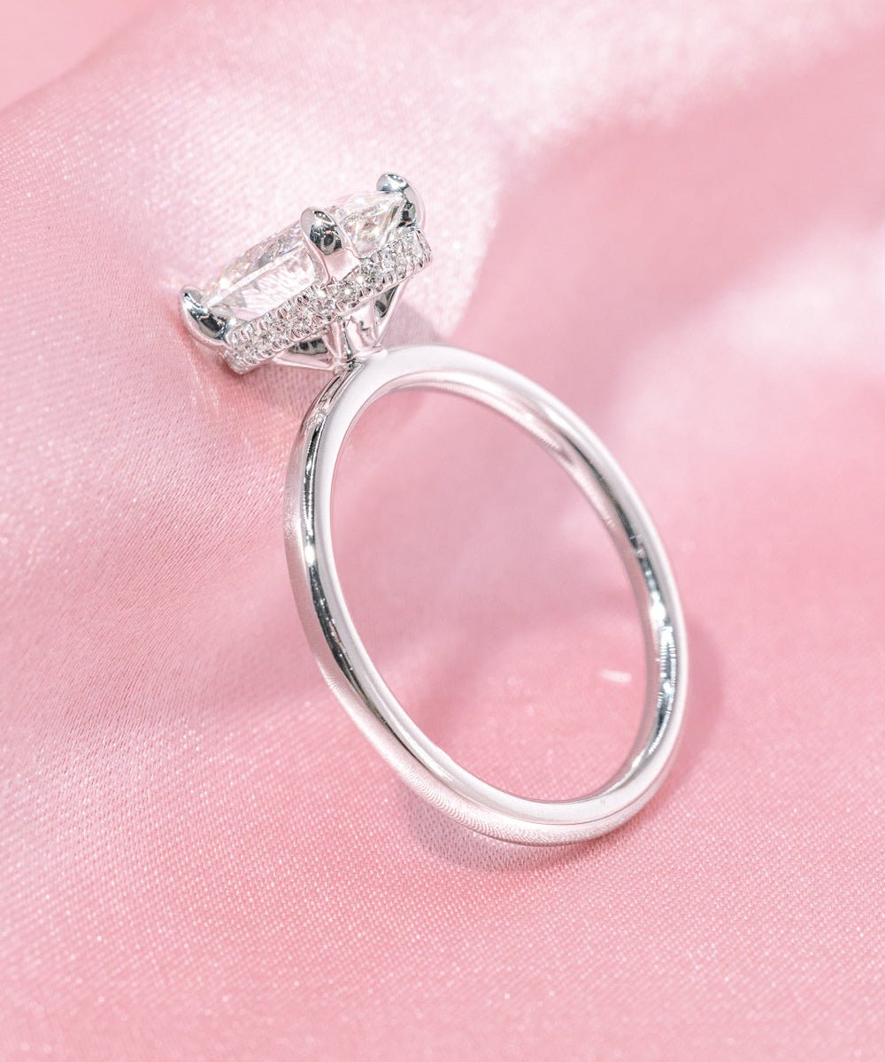 1.75ct D - VS1 Oval Lab Diamond Stephanie - PBD Engagement Rings