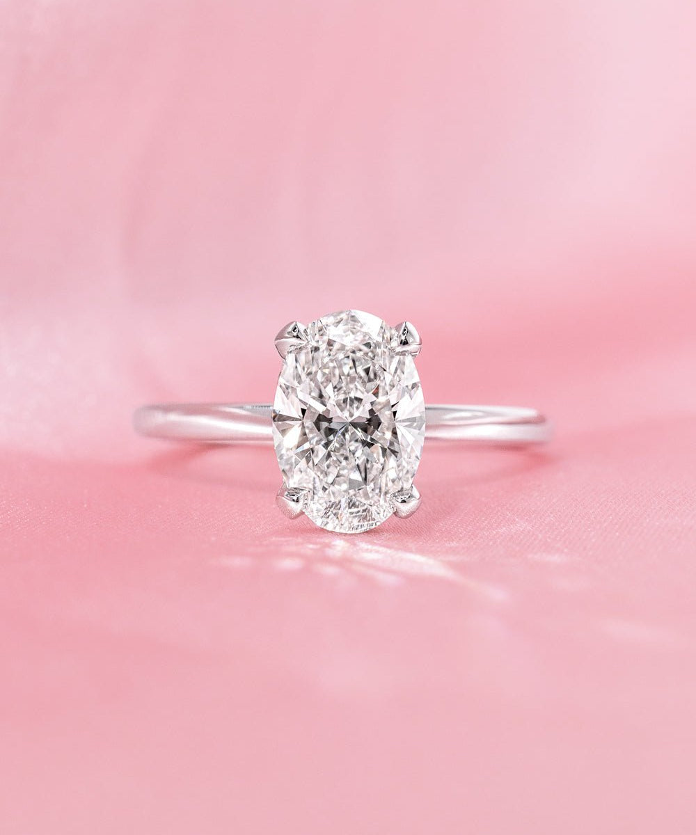 1.75ct D - VS1 Oval Lab Diamond Stephanie - PBD Engagement Rings