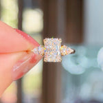 1.75ct D-VS1 Radiant Lab Diamond Lisa Engagement Rings Princess Bride Diamonds 
