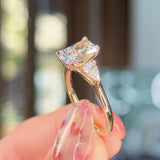 1.75ct D-VS1 Radiant Lab Diamond Lisa Engagement Rings Princess Bride Diamonds 