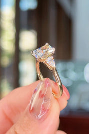 1.75ct D - VS1 Radiant Lab Diamond Lisa - PBD Engagement Rings