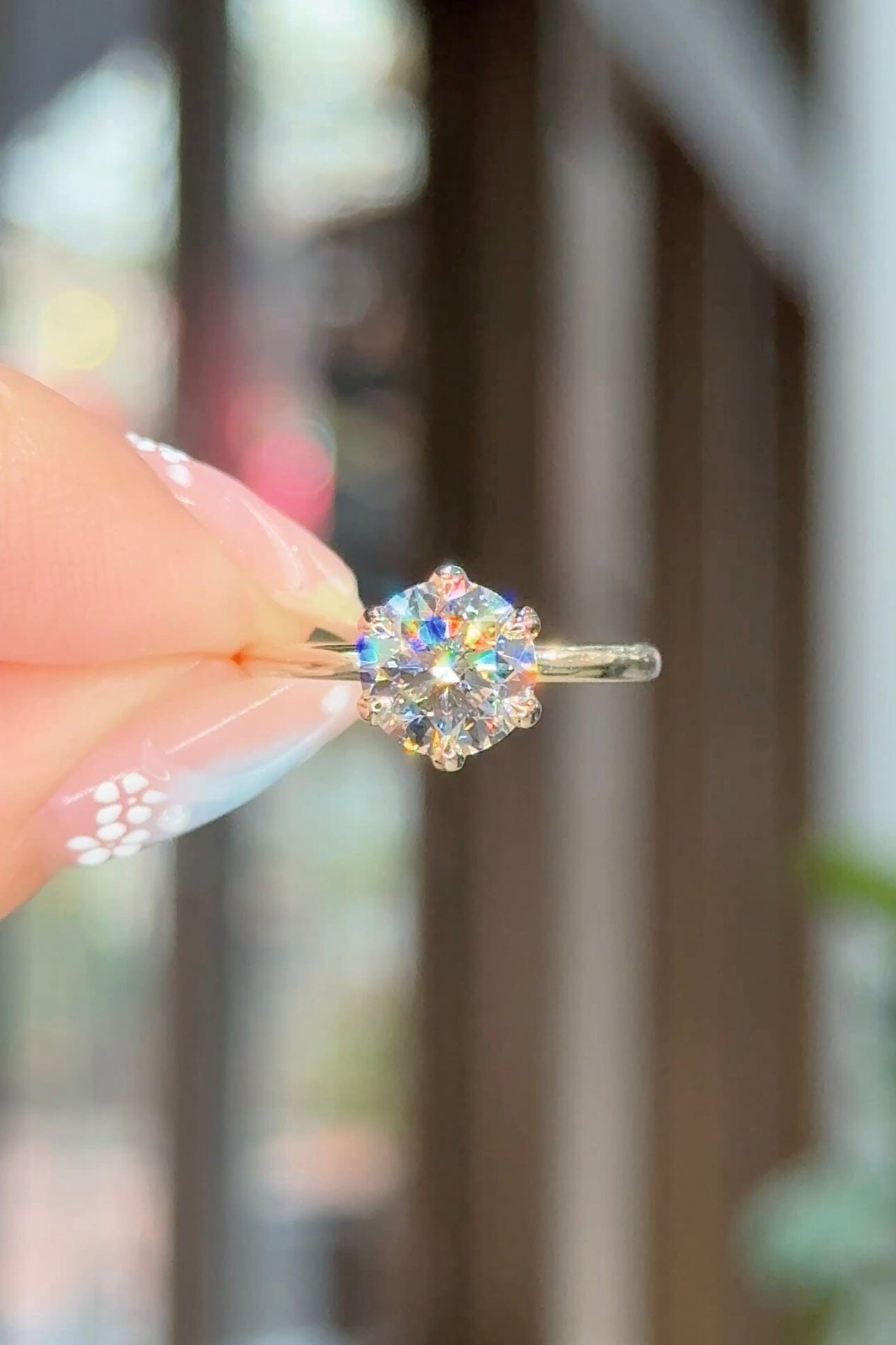 1.75ct D-VS1 Round Lab Diamond Caraline Engagement Rings Princess Bride Diamonds 