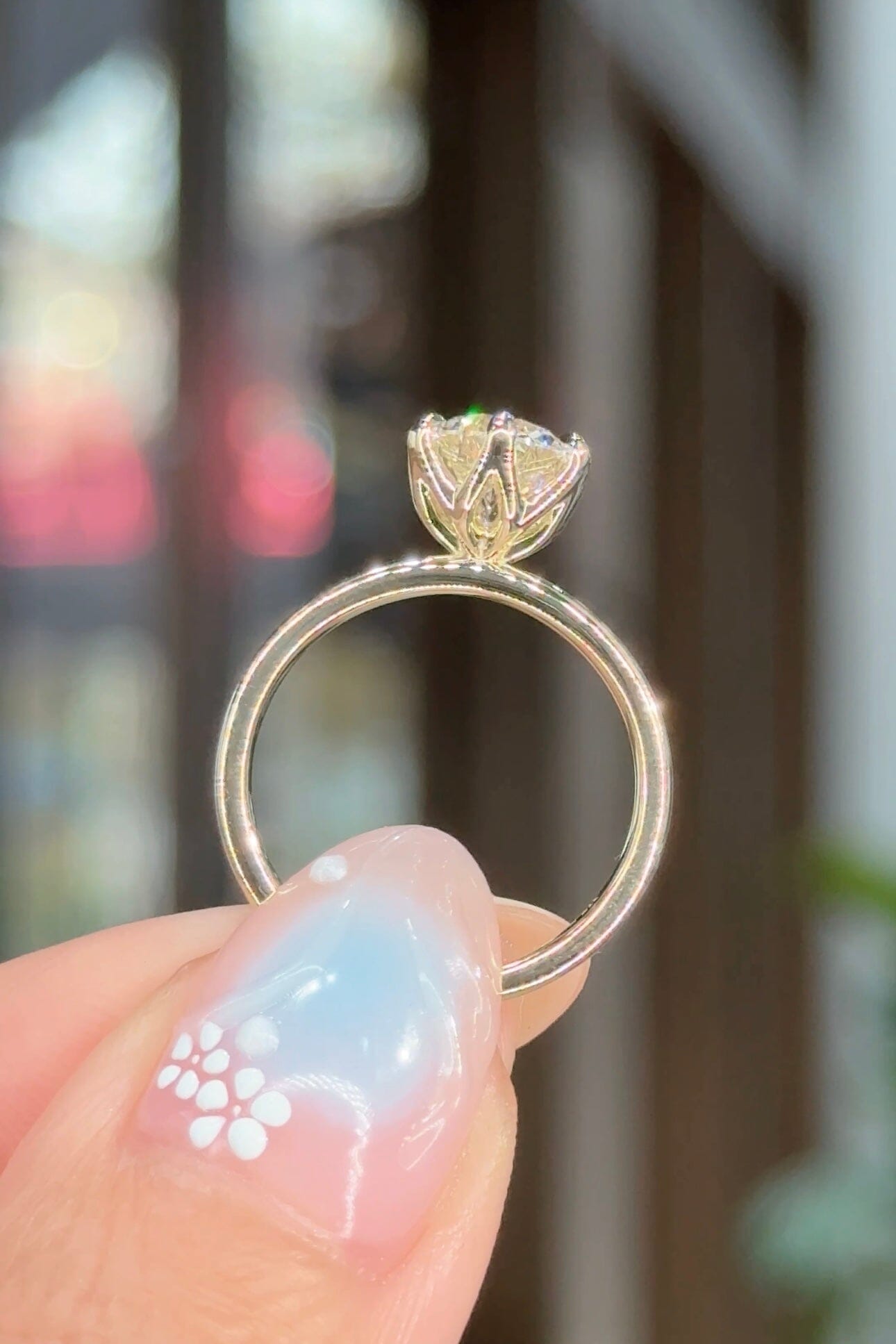 1.75ct D-VS1 Round Lab Diamond Caraline Engagement Rings Princess Bride Diamonds 