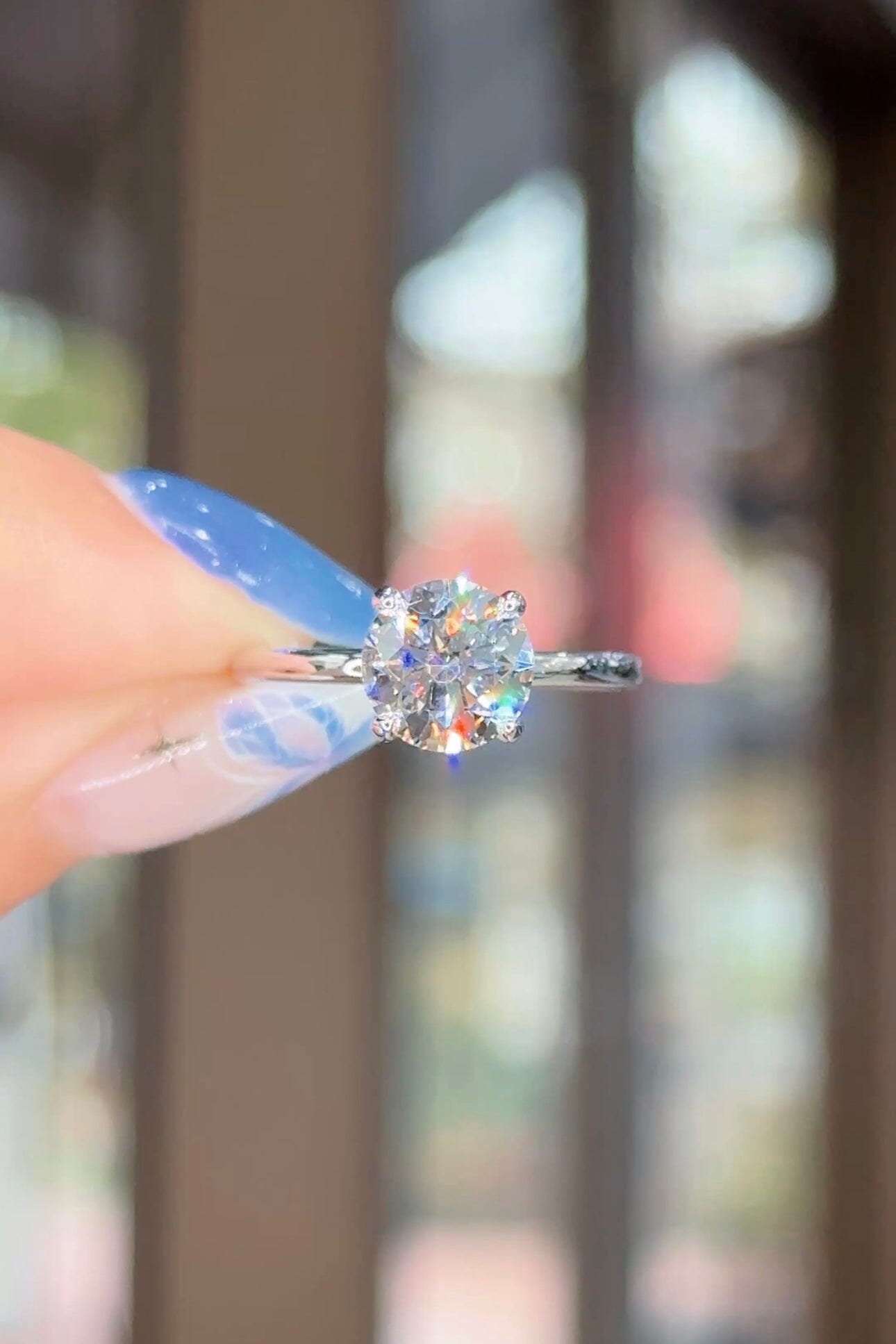 1.75ct D-VS1 Round Lab Diamond Stephanie Engagement Rings Princess Bride Diamonds 