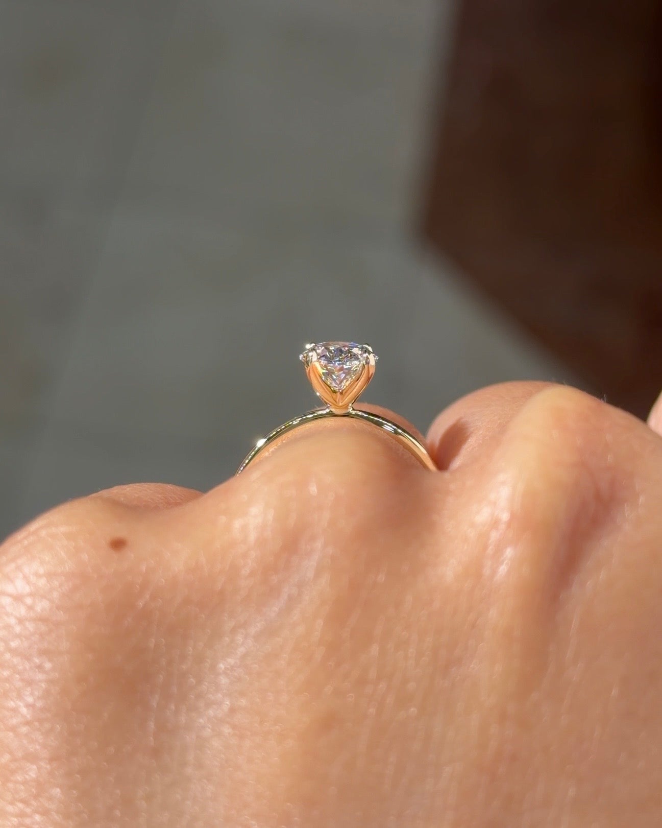1.77ct D - VVS2 Oval Lab Diamond Juliette - PBD Engagement Rings