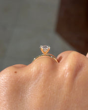 1.77ct D - VVS2 Oval Lab Diamond Juliette - PBD Engagement Rings