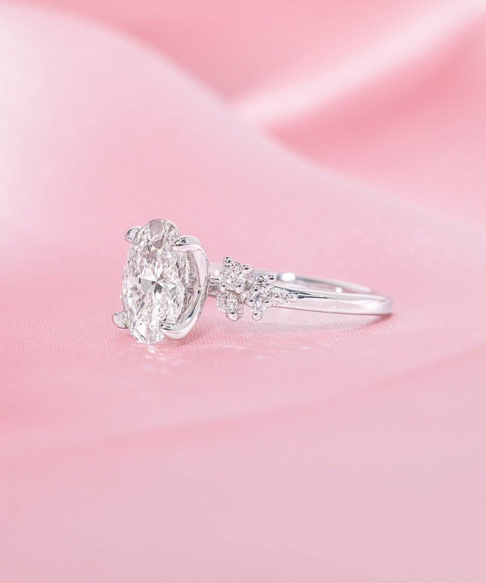 1.77ct D - VVS2 Oval Lab Diamond Nova - PBD Engagement Rings