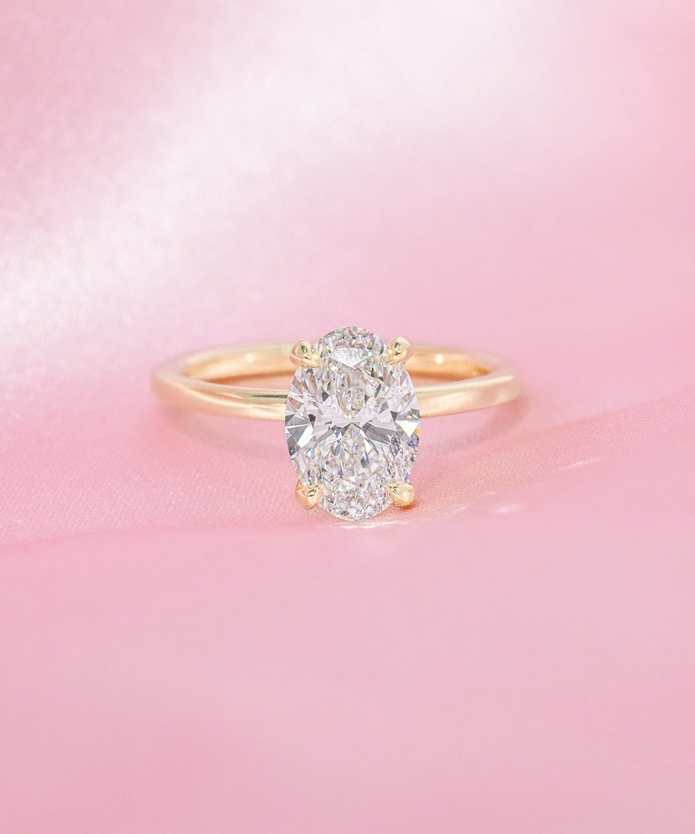 1.79ct D - VS1 Oval Lab Diamond Juliette - PBD Engagement Rings