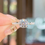 1.79ct D-VS1 Oval Lab Diamond Lucy Engagement Rings Princess Bride Diamonds 