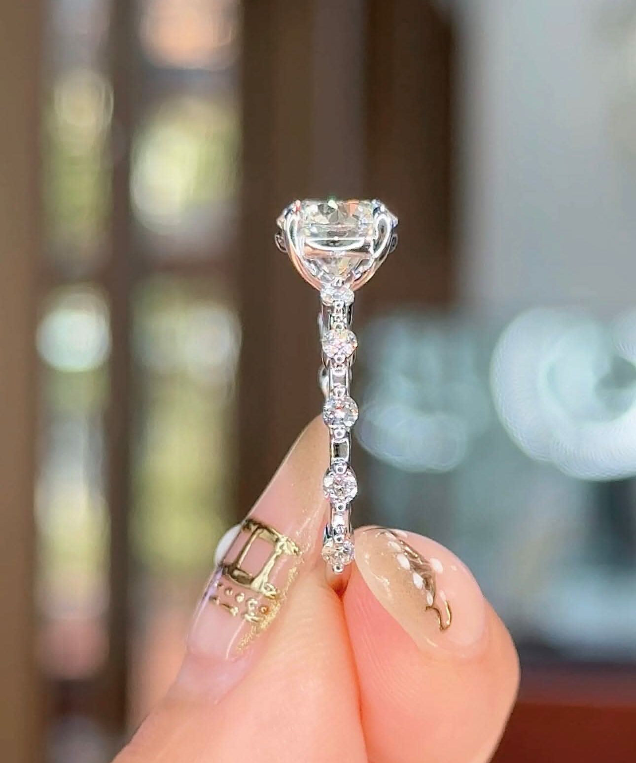 1.79ct D - VS1 Oval Lab Diamond Lucy - PBD Engagement Rings