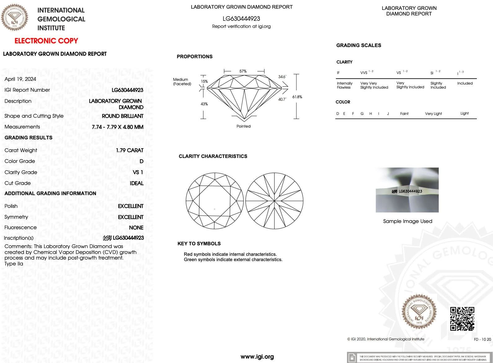 1.79ct D - VS1 Oval Lab Diamond Lucy - PBD Engagement Rings