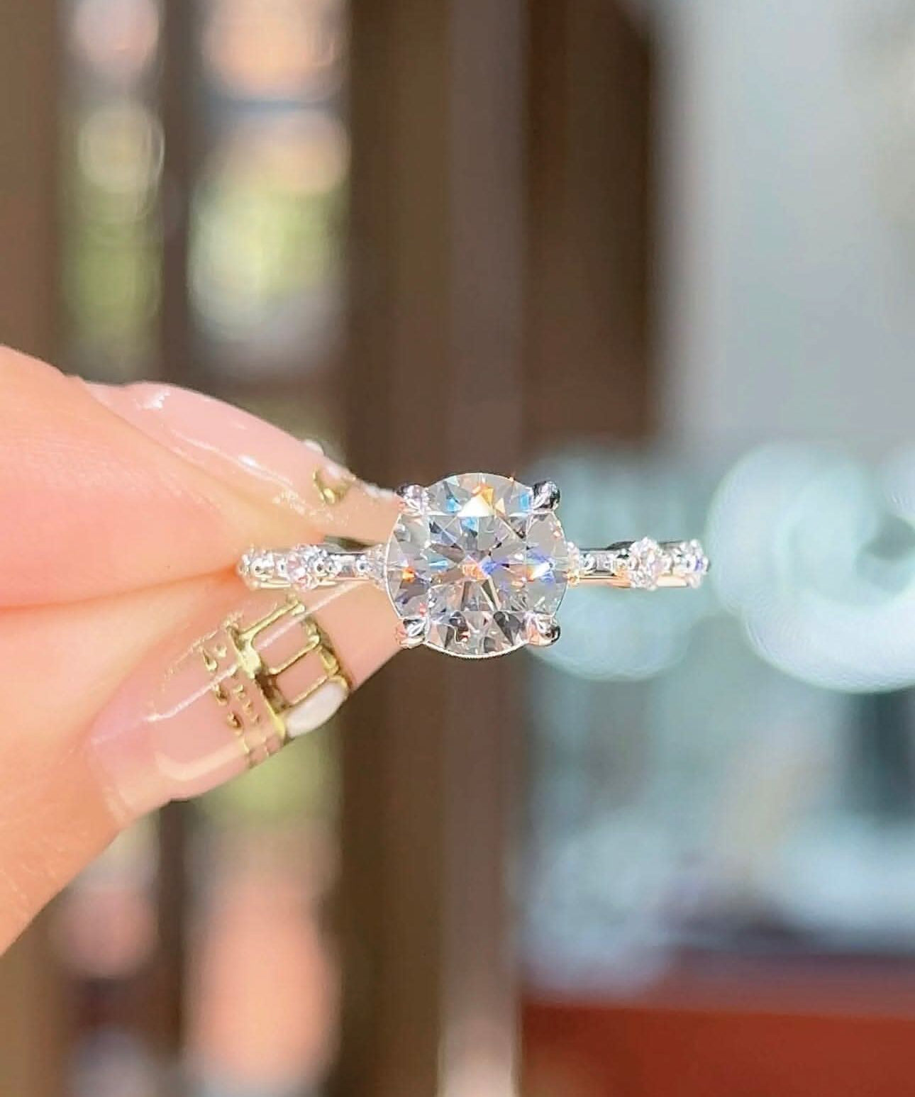 1.79ct D - VS1 Oval Lab Diamond Lucy - PBD Engagement Rings