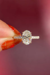 1.82ct D - VS1 Oval Lab Diamond Kayla - PBD Engagement Rings