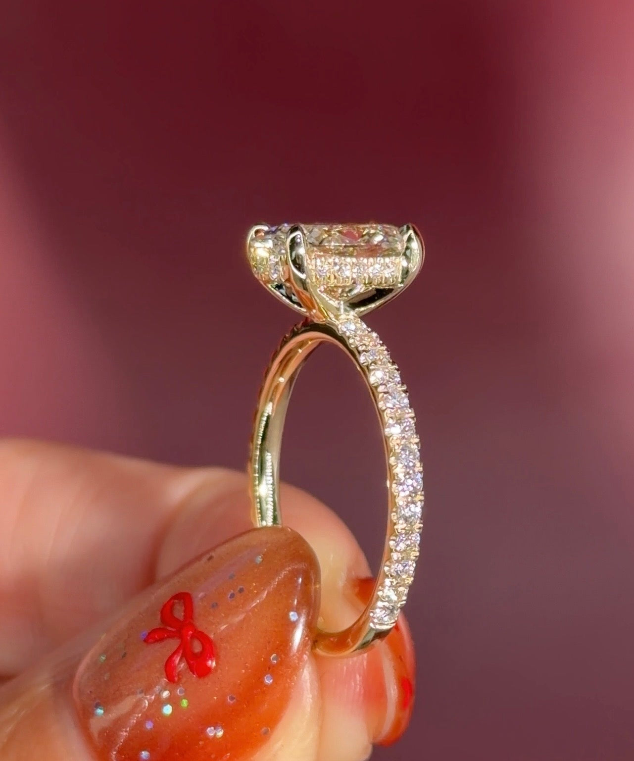 1.82ct D - VS1 Oval Lab Diamond Kayla - PBD Engagement Rings