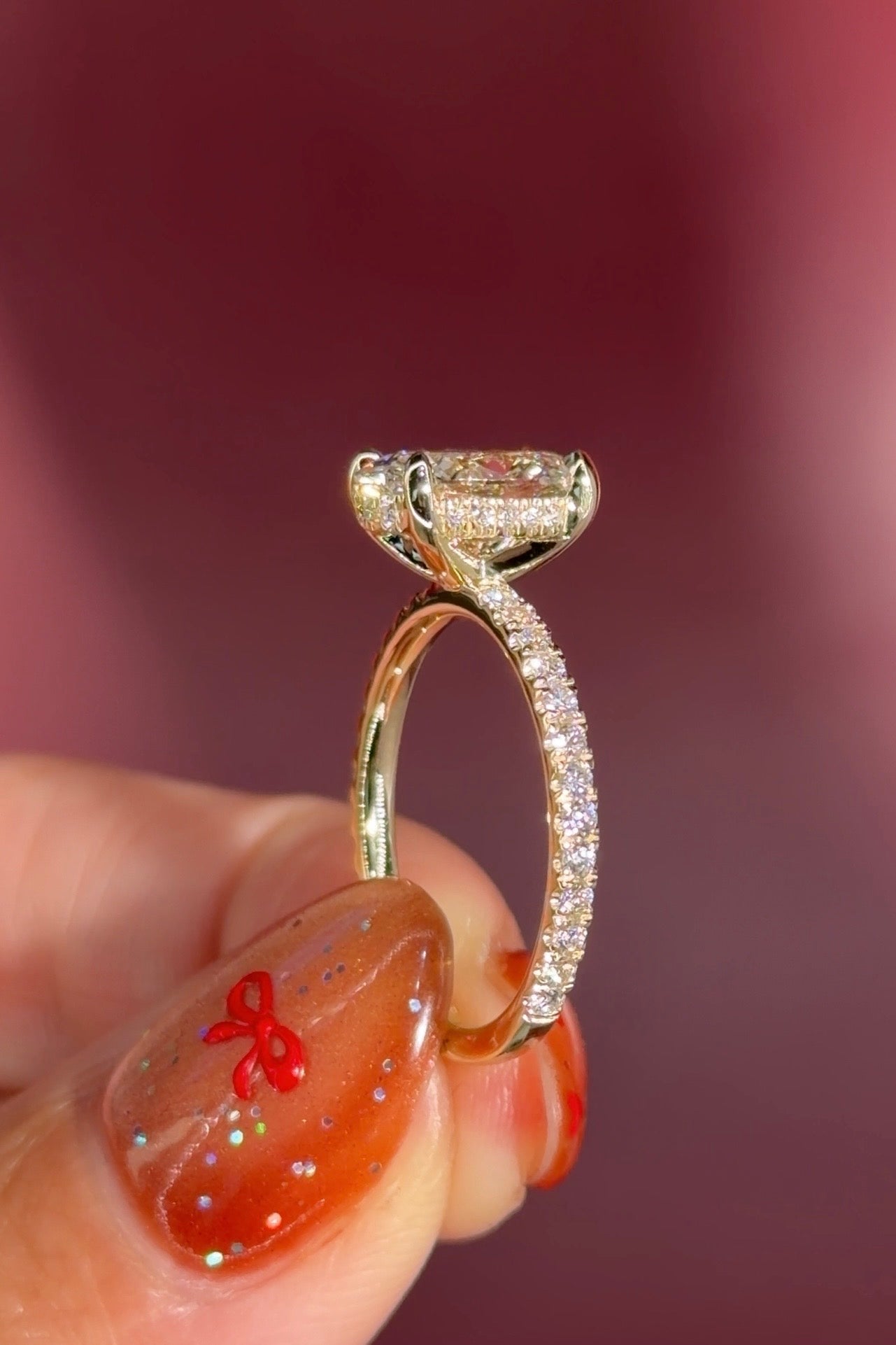 1.82ct D - VS1 Oval Lab Diamond Kayla - PBD Engagement Rings