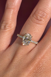 1.82ct D - VS1 Oval Lab Diamond Kayla - PBD Engagement Rings