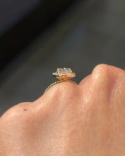 1.82ct D-VVS1 Oval Lab Diamond Angela - PBD Engagement Rings