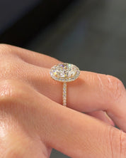 1.82ct D-VVS1 Oval Lab Diamond Angela - PBD Engagement Rings
