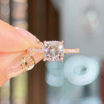 1.82ct E-VS1 Cushion Lab Diamond Kayla Engagement Rings Princess Bride Diamonds 