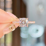 1.82ct E-VS1 Cushion Lab Diamond Kayla Engagement Rings Princess Bride Diamonds 