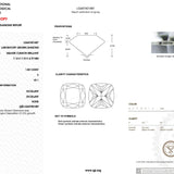 1.82ct E-VS1 Cushion Lab Diamond Kayla Engagement Rings Princess Bride Diamonds 