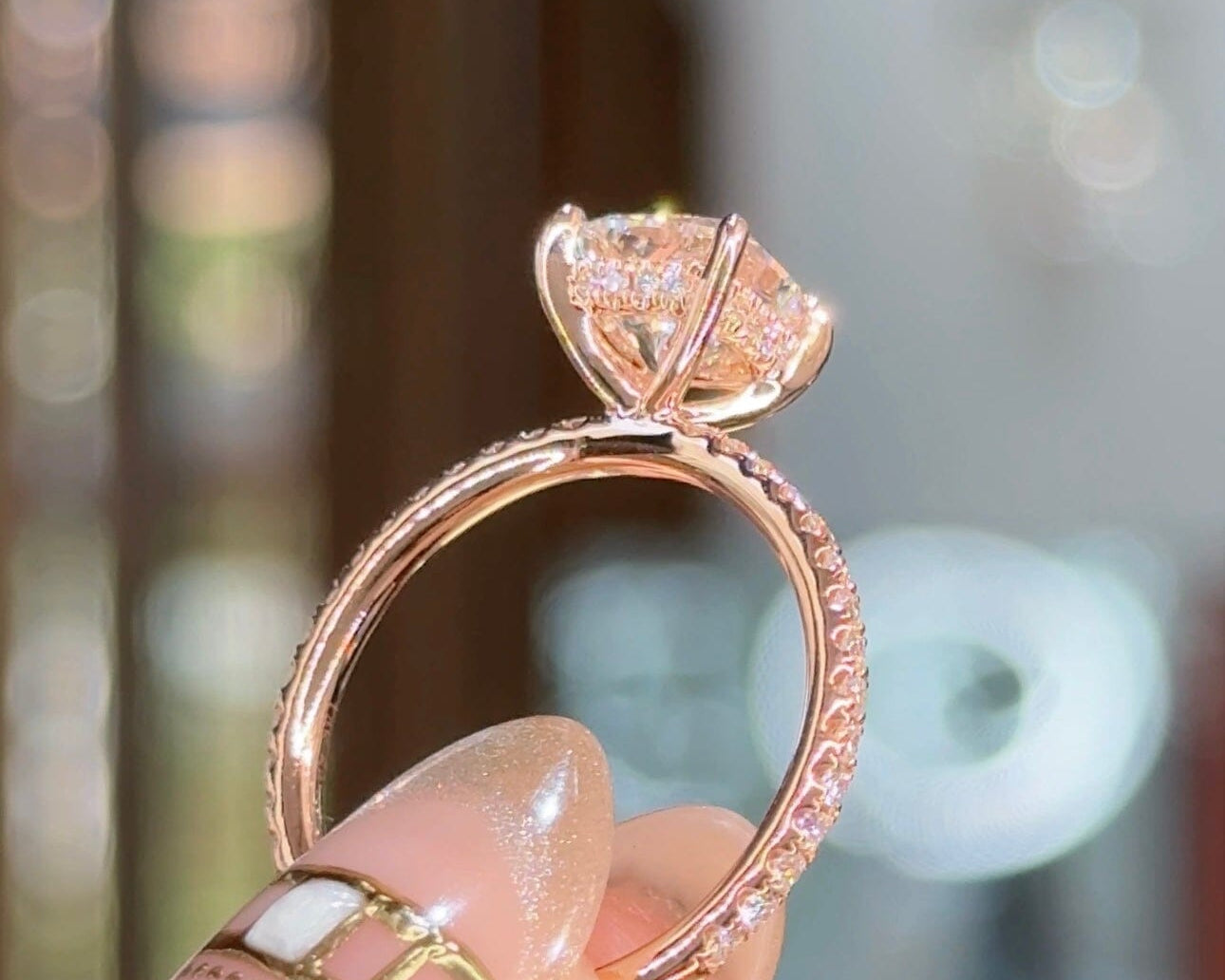 1.82ct E-VS1 Cushion Lab Diamond Kayla Engagement Rings Princess Bride Diamonds 