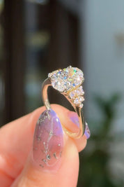 1.83ct D - VS1 Oval Lab Diamond Nova Cathedral - PBD Engagement Rings