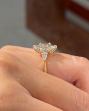 1.84ct D - VVS2 Marquise Lab Diamond Lisa - PBD Engagement Rings