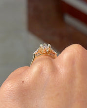 1.84ct D - VVS2 Marquise Lab Diamond Lisa - PBD Engagement Rings