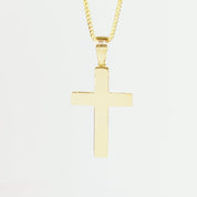 18k Yellow Gold High Polish Cross Necklace Necklaces Princess Bride Diamonds 